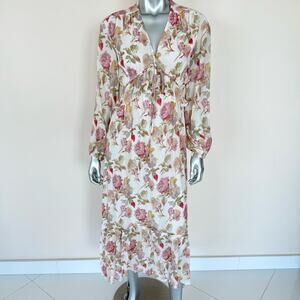 NWT!!! The Kooples women maxi silk dress size 0 or S Retail 715$